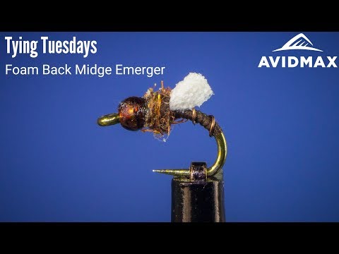 How to tie a Foam Back Midge Emerger | AvidMax Fly Tying Tuesday Tutorials