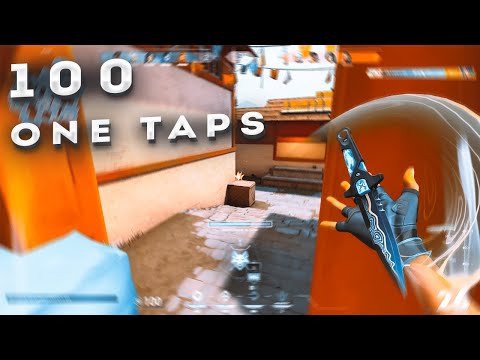 100 one taps in one video - VALORANT Edit 🎬
