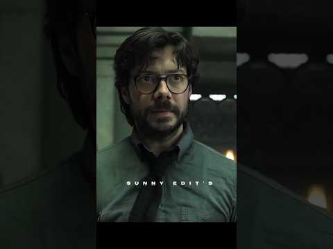 Money Heist | Mastermind Professor Attitude ☠️4k  Status#moneyheist#shorts #professor#lacasadepapel