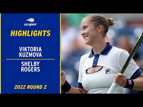 Viktoria Kuzmova vs. Shelby Rogers Highlights | 2022 US Open Round 2