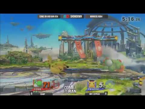 Come on and Ban #34 - Winner Ro64: Scamp (Yoshi) vs 8BIT|Zeppelin (Pikachu)