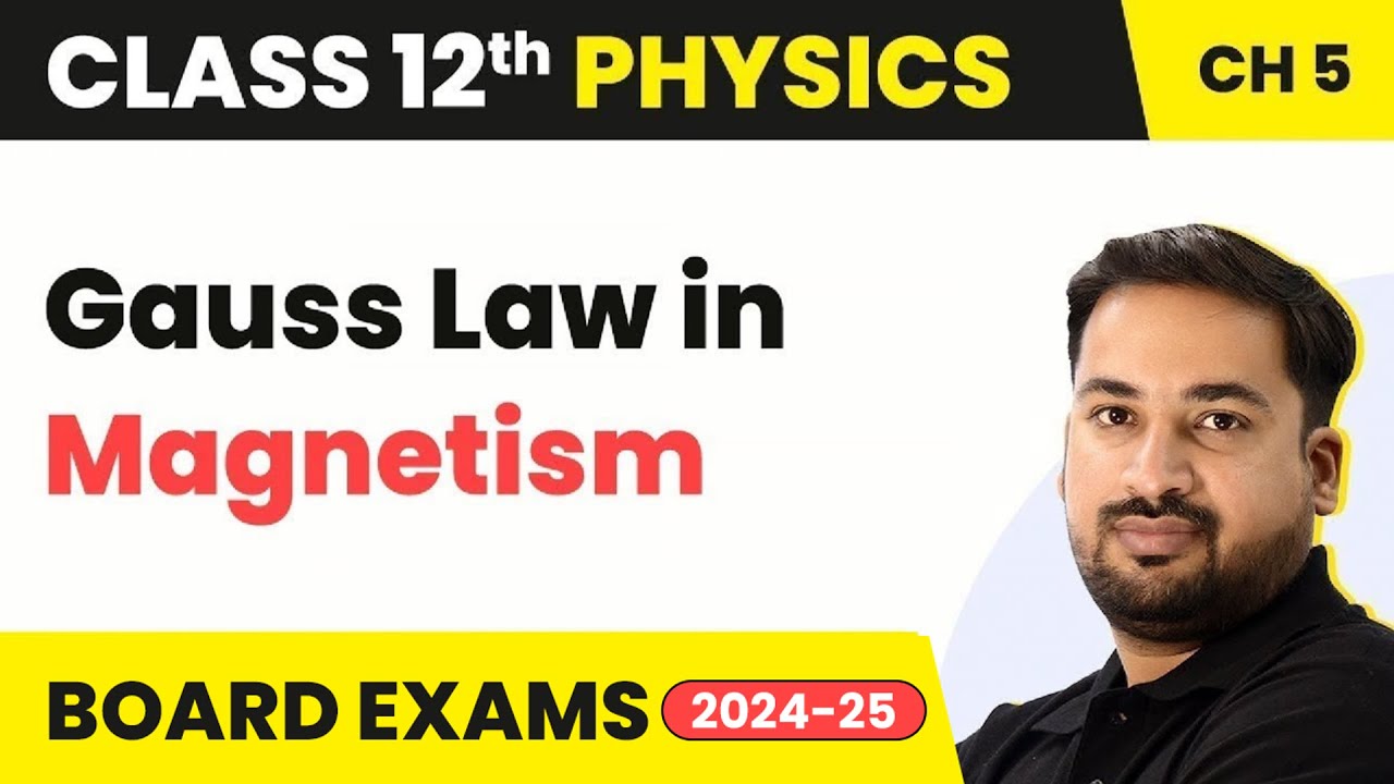 Gauss Law in Magnetism - Magnetism and Matter | Class 12 Physics Chapter 5