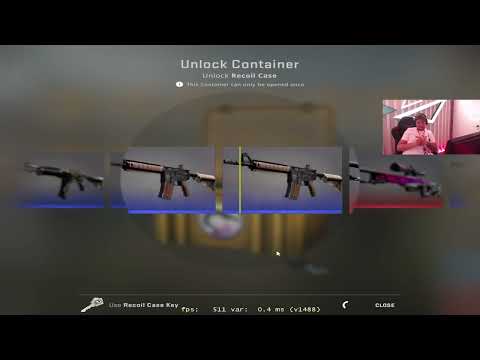 s1mple unboxes worlds first Awp Chromatic Aberration | Recoil Case