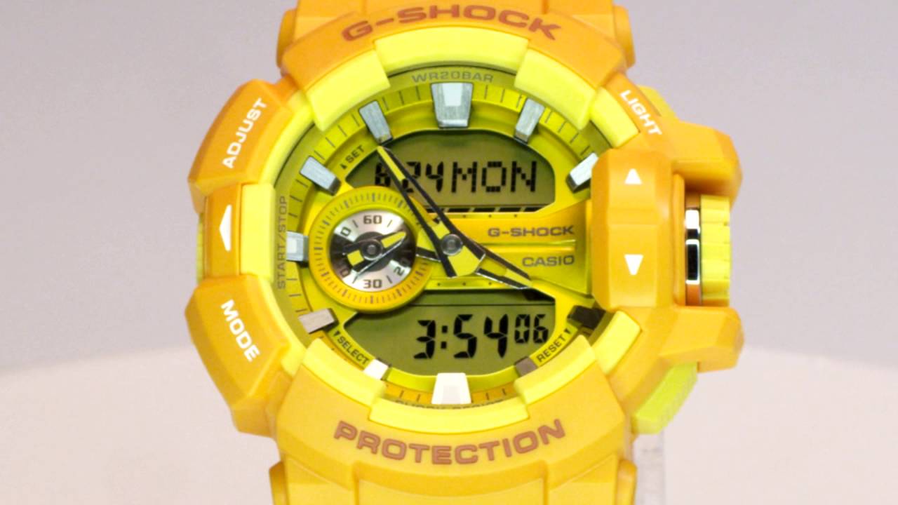 Casio G-shock GA-400A-9ADR Watch Overview and Main Features