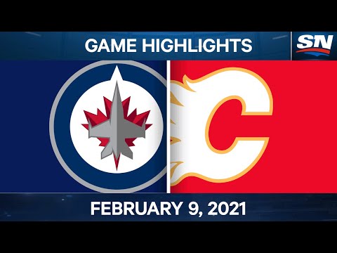 NHL Game Highlights | Jets vs. Flames - Feb. 9, 2021