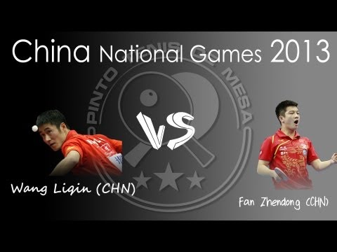 Chinese National Games 2013: Fan Zhendong vs. Wang Liqin