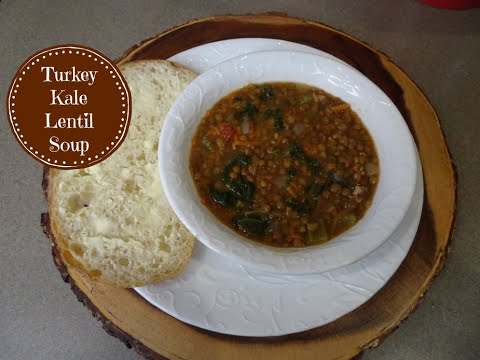 Turkey Kale Lentil Soup Recipe