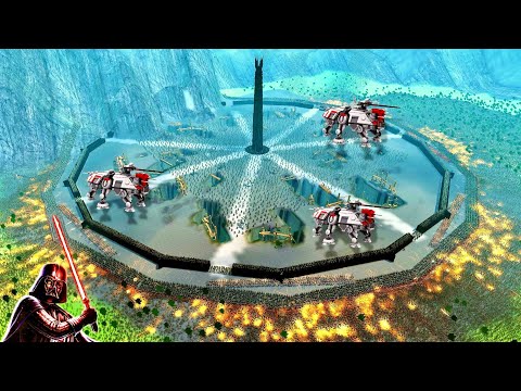 4,000,000 Zombies Attacks Isengard Defended by DARTH VADER - Ultimate Epic Battle Simulator 2