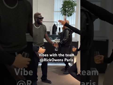 KEL-P @RICKOWENSOFFICIAL PARIS VIBING WITH THE TEAM #paris #kelp #kelpvibes #rickowens #IMF