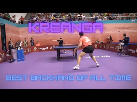 KREANGA FIRES BACKHAND BOMBS AGAINST XU XIN