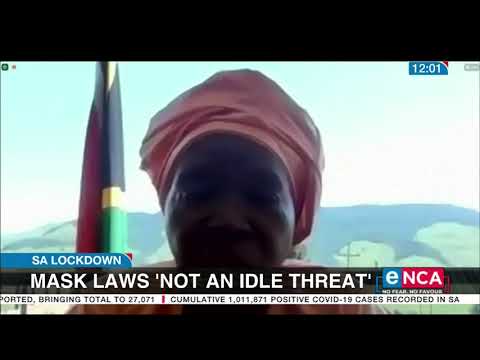 Mask laws 'not an idle threat'