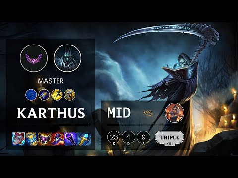 Karthus Mid vs Qiyana - EUW Master Patch 12.5