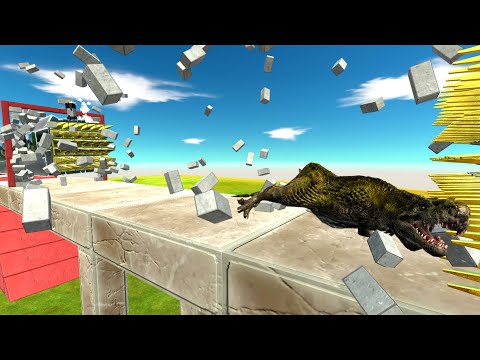 Jet Train vs All Units - Animal Revolt Battle Simulator