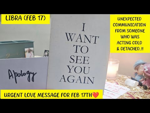 LIBRA! "SOMEONE WHO BROKE YOUR HEART IS ABOUT TO CONFESS😲 ~ YOU CAN'T SEE IT COMING" FEB 17 #tarot 