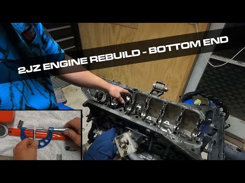 2JZ Engine Rebuild | Refreshing The Bottom End