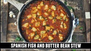 Spanish Fish and Butter Bean Stew | Easy 20 Minute ONE-POT Recipe
