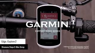 Garmin Vincular tu Edge® Explore 2 con tu eBike Shimano STEPS anuncio