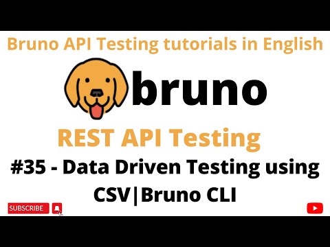 35 Data Driven Testing Using Csv Bruno Api Client Rest Api Testing Tutorials For Beginners