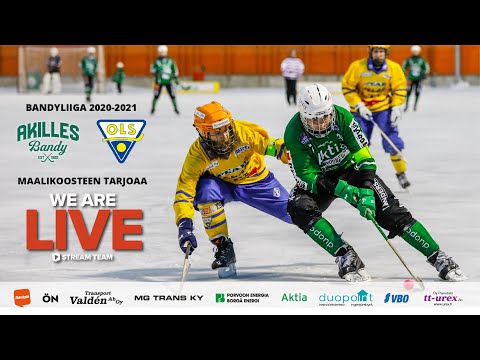 Bandyliigaa: Akilles - OLS 24.1.2021 maalikooste