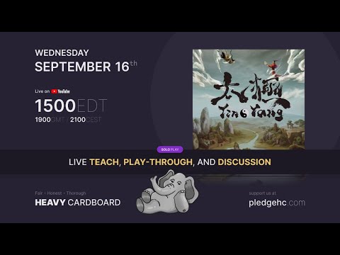 Yin Yang --- solo Play-through by Heavy Cardboard