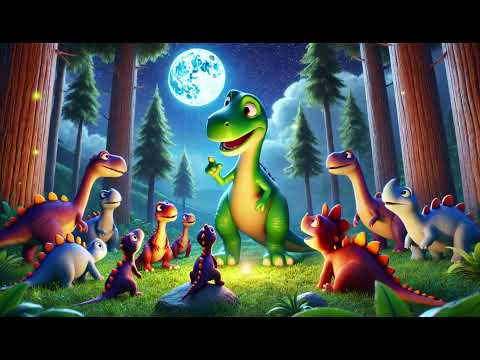 Auch Dinos können nicht schlafen - Gute Nacht Geschichte für Kinder