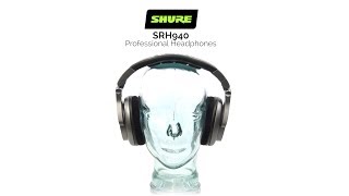 Video thumbnail for Shure SRH940 Professional Headphones | Gear4music by Gear4music Guitars