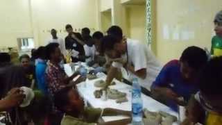 preview picture of video 'World's First Injera Eating Contest (Peace Corps Tigray Summer Camp 2012)'