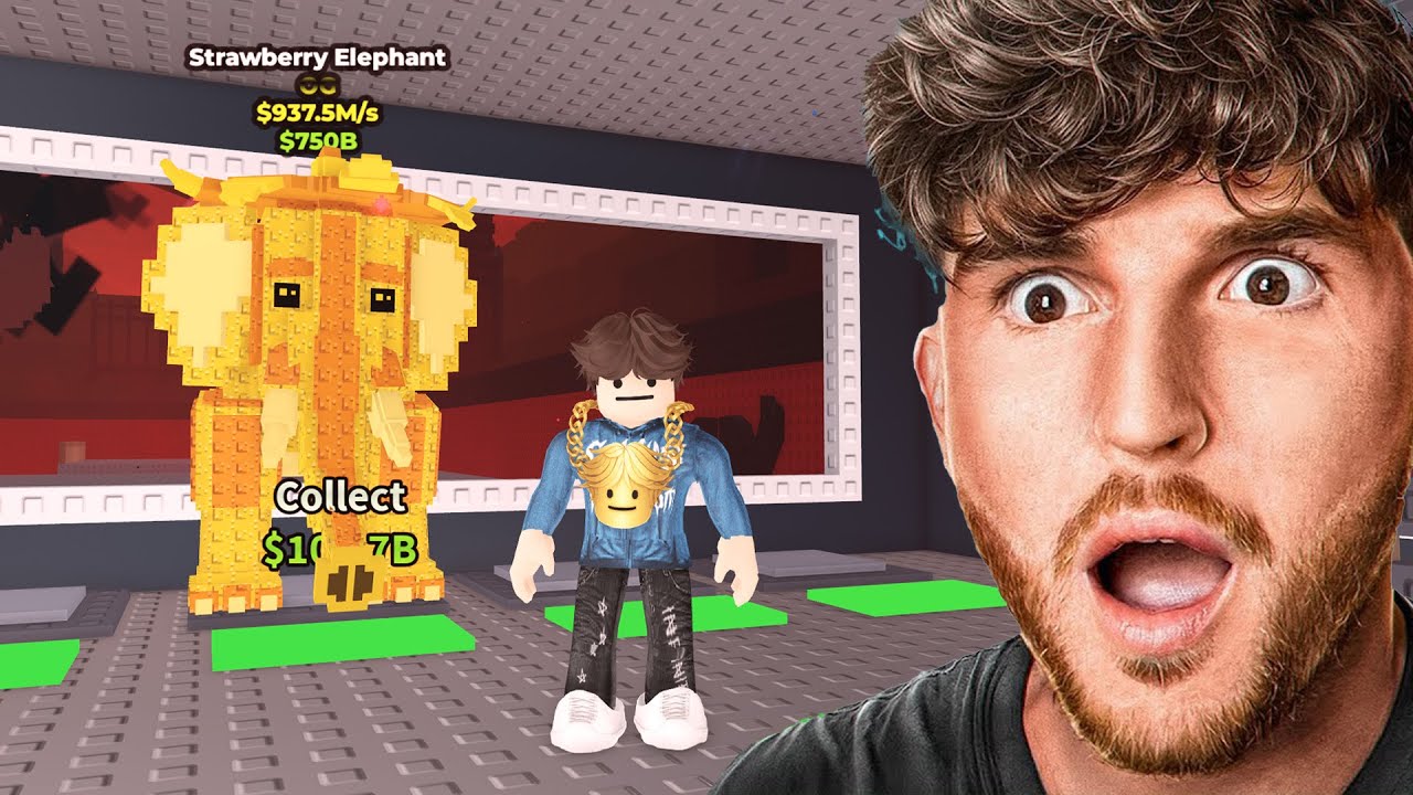 Strawberry Elephant Spawned In My Game..