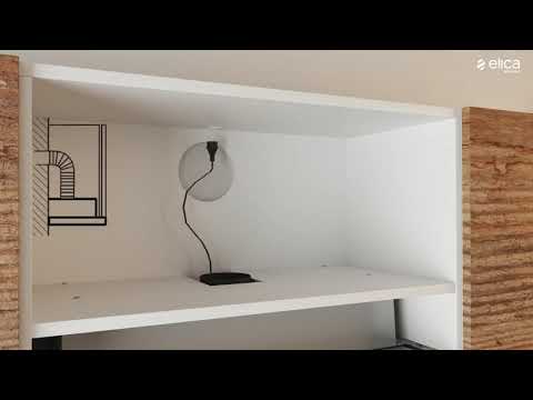 Elica Telescopic Hood ELITE14-LED-90 - Grey / Stainless Steel Video 2