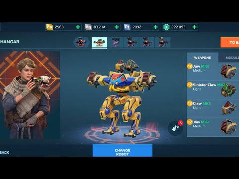 Ares With New Legendary Pilot | WR Robots Gameplay
