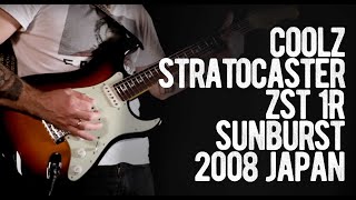Video thumbnail for CoolZ Stratocaster ZST 1R Sunburst 2008 Japan by Loud Lemon Demo