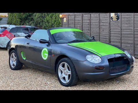 Wrapping and cutting holes in the MG F  // THE £1000 CONVERTIBLE CAR CHALLENGE - Episode 4