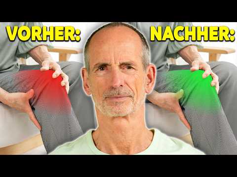 Der 3-Minuten-Trick gegen Knieschmerzen. ✅ So schnell kannst du sie loswerden