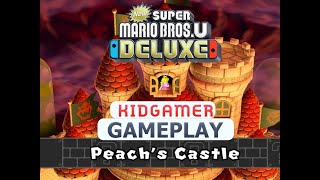 New Super Mario Bros U Deluxe Gameplay Walkthrough Part 8 - Peach