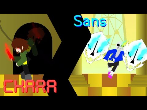 Sans VS Chara - Stick Nodes (Undertale Battle)