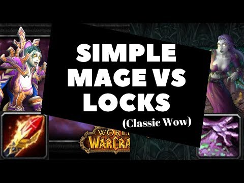 Mage Vs Warlocks (Classic WoW)