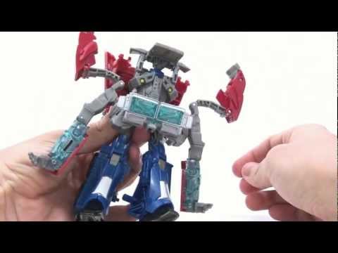 Video Review of the Transformers Prime (RiD) Voyager Class: Optimus Prime