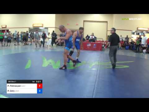 2018 Marine Corps US Open/Masters D Greco Roman 88 RR Rnd 1 - Petros Petrosyan (Sant) Vs. Patrick