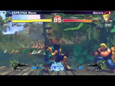 USF4 Top 8 Winter Clash 2015   ESPR FGA Mono Bison vs Gorcrx Ken