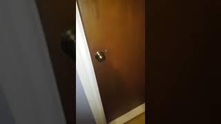 How to open locked bathroom door without special tools!!