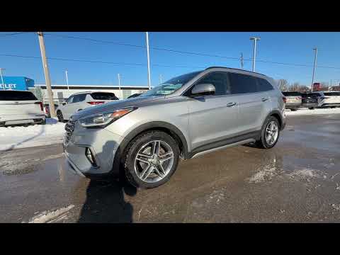 2017 Hyundai Santa Fe XL AWD 4dr Ultimate w/6-Passenger/Saddle Interior in Gray for sale at Ontario Motor Sales in Oshawa, ON