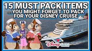 15 MUST PACK ITEMS... YOU MIGHT FORGET TO PACK FOR YOUR DISNEY CRUISE | Pre Disney Cruise Haul 2025