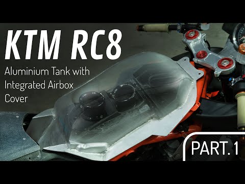 Making of Aluminium Fuel Tank for a KTM RC8 | Part. 1 Tank Tunnel as a Airbox Lid