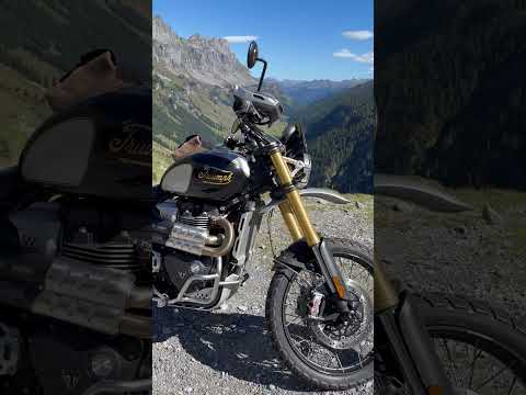 Triumph scrambler 1200 XE icon - Klausen Pass
