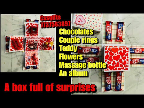 A box full of surprises | chocolate box | best gift for husband / wife / boyfriend /girlfriend /love