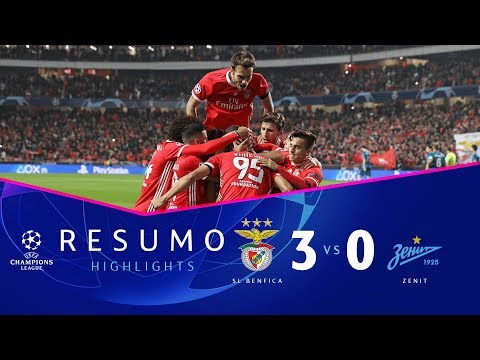 SL Benfica Lisabona 3-0 FK Zenit Saint Petersburg ...