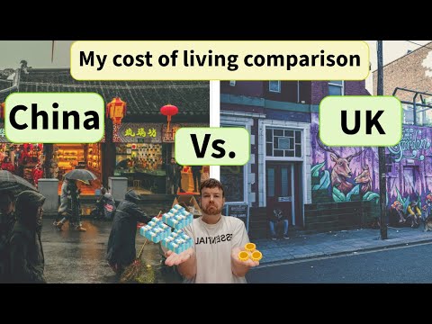 UK vs. China - Cost of living comparison - Living in China 4K