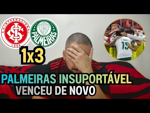 REACT MELHORES MOMENTOS INTERNACIONAL 1x3 PALMEIRAS - PORCO VENCE FORA DE CASA JOGO IMPORTANTE 
