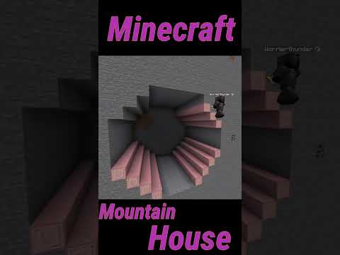 OP Gamer - Crafting a Cozy Minecraft Mountain Cabin #shorts #minecraft #building