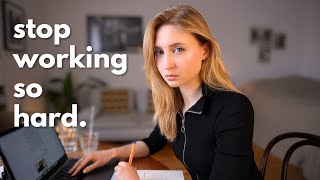 Avoiding burnout when you're super ambitious